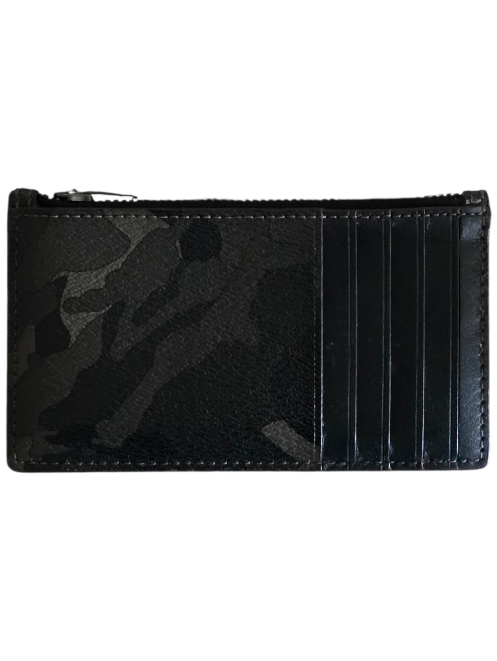 COACH VANDAL GUMMY BEAR ZIP CAMO CARD CASE 76859 EUC - Picture 4 of 7